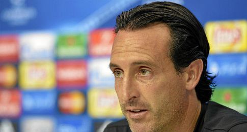 Emery, en rueda de prensa. Emery, en rueda de prensa.