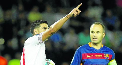 Reyes, ante el Barcelona. Reyes, ante el Barcelona.