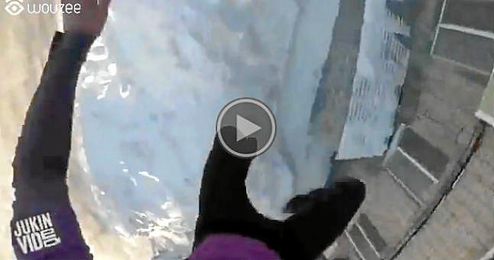 (Vídeo) Salta desde un quinto piso y sale ileso (Vídeo) Salta desde un quinto piso y sale ileso