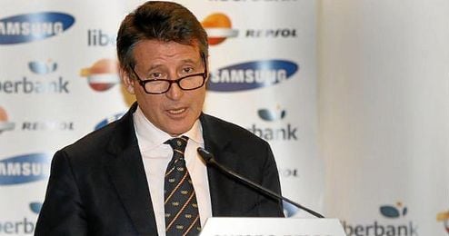 El presidente de la IAAF Sebastian Coe, en un acto informativo. El presidente de la IAAF Sebastian Coe, en un acto informativo.