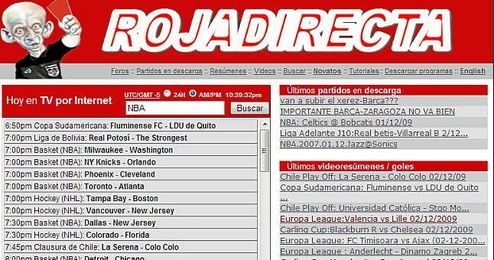La web Rojadirecta acata la decisión del juez. La web Rojadirecta acata la decisión del juez.