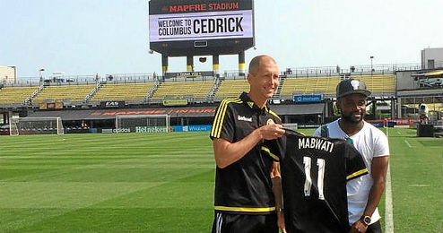 Cedrick en su presentación con el Columbus Crew. Cedrick en su presentación con el Columbus Crew.