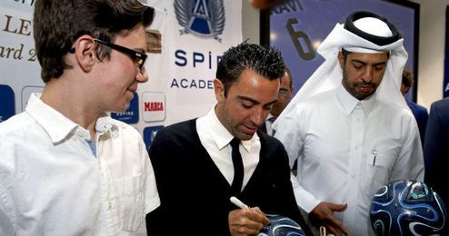 Xavi Hernández, uno de los protagonistas del Clásico de Qatar. Xavi Hernández, uno de los protagonistas del Clásico de Qatar.