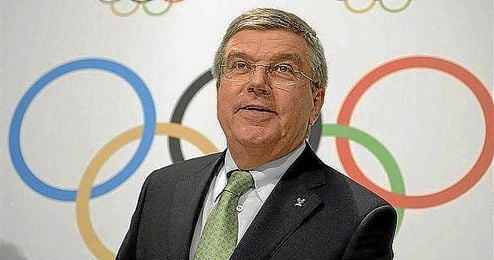 Thomas Bach, presidente del COI. Thomas Bach, presidente del COI.