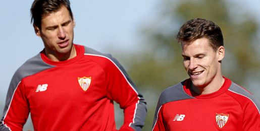 Krychowiak y Gameiro. Krychowiak y Gameiro.