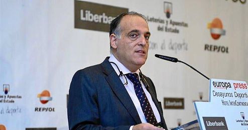 En la imagen, Javier Tebas, presidente de la LFP. En la imagen, Javier Tebas, presidente de la LFP.