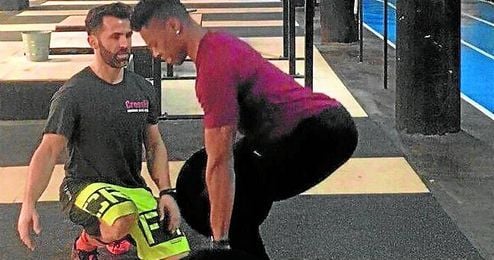 Baptista subió a su Instragram imágenes de su entrenamiento en España. Baptista subió a su Instragram imágenes de su entrenamiento en España.