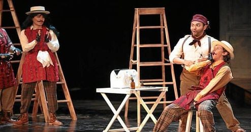 Imagen de archivo de una escena de la ópera de Rossini ´El barbero de Sevilla´. Imagen de archivo de una escena de la ópera de Rossini ´El barbero de Sevilla´.