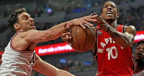 Gasol volvió a ser clave para los Bulls. Gasol volvió a ser clave para los Bulls.