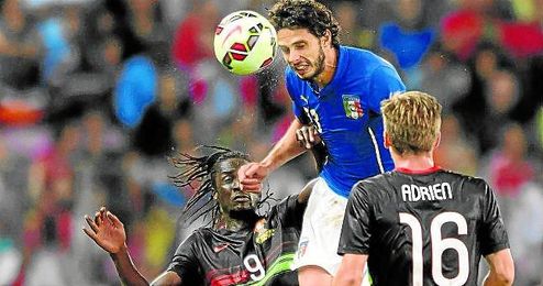 Ranocchia busca minutos para poder disputar la Eurocopa con Italia. Ranocchia busca minutos para poder disputar la Eurocopa con Italia.