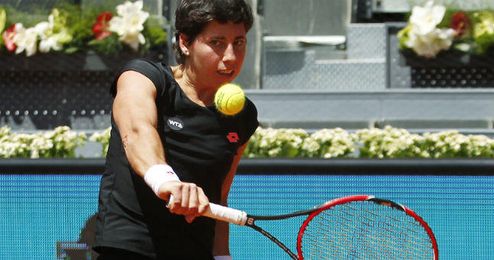 Carla Suárez, en el pasado Mutua Madrid Open Carla Suárez, en el pasado Mutua Madrid Open