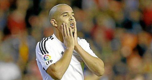 Feghouli todavía no ha jugado a las órdenes de Gary Neville. Feghouli todavía no ha jugado a las órdenes de Gary Neville.