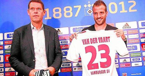 Frank Arnesen (ahora en el PAOK) y ´VdV´ coincidieron en Hamburgo. Frank Arnesen (ahora en el PAOK) y ´VdV´ coincidieron en Hamburgo.