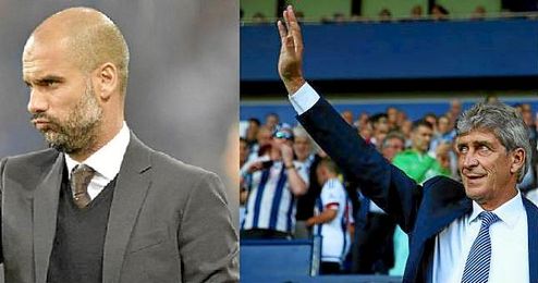 Guardiola llegará al banquillo skyblue para sustituir a Manuel Pellegrini Guardiola llegará al banquillo skyblue para sustituir a Manuel Pellegrini