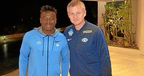 El clásico Ole Gunnar Solskjaer, entrenador del Molde FK. El clásico Ole Gunnar Solskjaer, entrenador del Molde FK.