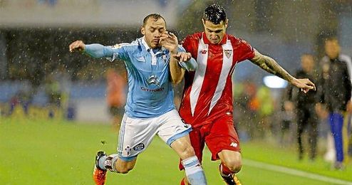 Vitolo, en un lance del partido de Copa ante el Celta. Vitolo, en un lance del partido de Copa ante el Celta.