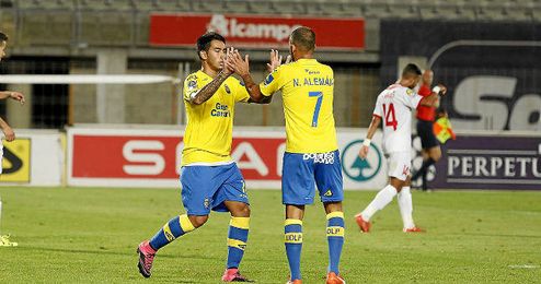 En la imagen, Nauzet Alemán y Sergio Araujo. En la imagen, Nauzet Alemán y Sergio Araujo.