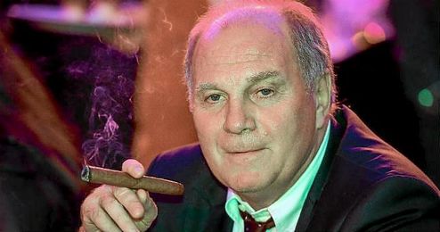 En la imagen, el ex presidente del Bayern Múnich, Uli Hoeness. En la imagen, el ex presidente del Bayern Múnich, Uli Hoeness.