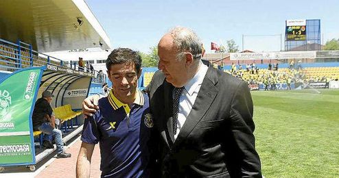 En la imagen, Marcelino y Llaneza. En la imagen, Marcelino y Llaneza.