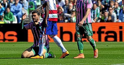Jorge Molina, en el partido del pasado domingo ante el Granada. Jorge Molina, en el partido del pasado domingo ante el Granada.