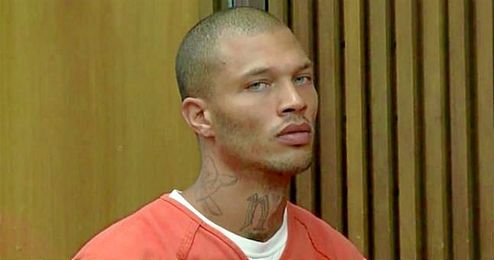En la imagen, el ex presidiario Jeremy Meeks. En la imagen, el ex presidiario Jeremy Meeks.