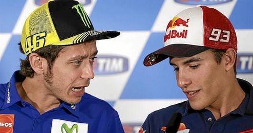 "Me dejé engañar por Márquez. Realmente me ha traicionado". "Me dejé engañar por Márquez. Realmente me ha traicionado".