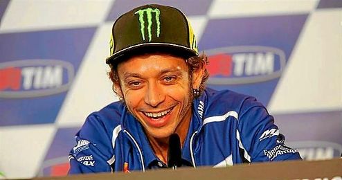 Valentino Rossi, durante la rueda de prensa. Valentino Rossi, durante la rueda de prensa.