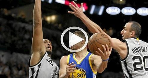 San Antonio frena a Curry y vence a los Warriors San Antonio frena a Curry y vence a los Warriors