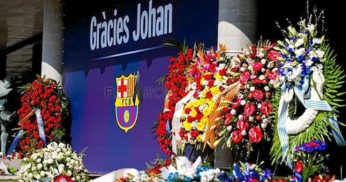 El espacio habilitado se encuentra en la tribuna superior del Camp Nou. El espacio habilitado se encuentra en la tribuna superior del Camp Nou.