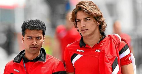 Roberto Merhi, durante la temporada pasada en la Fórmula 1. Roberto Merhi, durante la temporada pasada en la Fórmula 1.