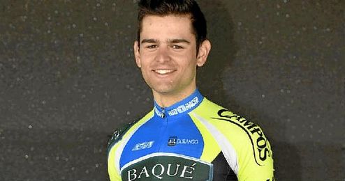 Marcos González, ciclista del equipo Baqué-Campos. Marcos González, ciclista del equipo Baqué-Campos.