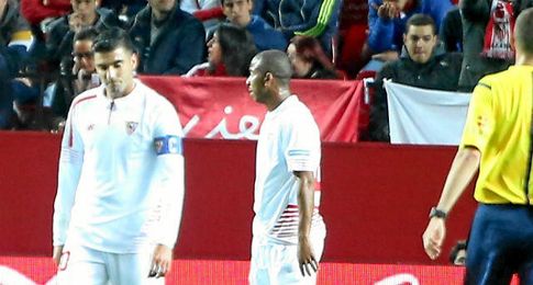 Mariano, tras un gol de la Real. Mariano, tras un gol de la Real.