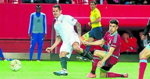 En la imagen, el centrocampista canario del Sevilla FC, Víctor Machín ´Vitolo´. En la imagen, el centrocampista canario del Sevilla FC, Víctor Machín ´Vitolo´.