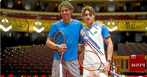 Nadal y Ferrer en el torneo Conde de Godó Nadal y Ferrer en el torneo Conde de Godó