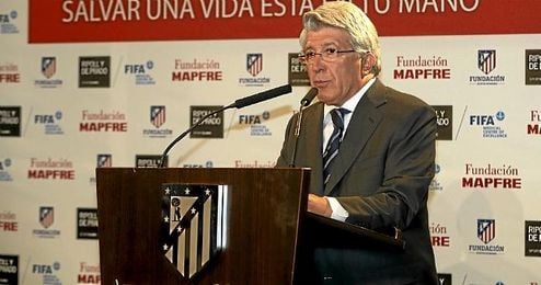 Cerezo, presidente del Atlético de Madrid Cerezo, presidente del Atlético de Madrid