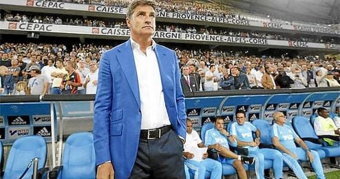 Michel aseguró tener una buena relación con el presidente, Vincent Labrune. Michel aseguró tener una buena relación con el presidente, Vincent Labrune.
