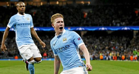 De Bruyne certificó el pase del City. De Bruyne certificó el pase del City.