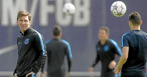 El astro argentino mostró su confianza en las opciones que tiene el equipo de repetir el triplete. El astro argentino mostró su confianza en las opciones que tiene el equipo de repetir el triplete.