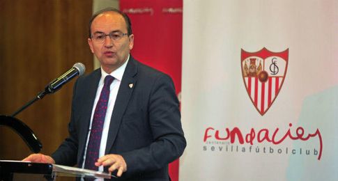 José Castro, presidente del Sevilla Fútbol Club. José Castro, presidente del Sevilla Fútbol Club.