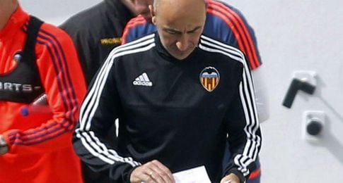Pako Ayestarán, técnico del Valencia. Pako Ayestarán, técnico del Valencia.