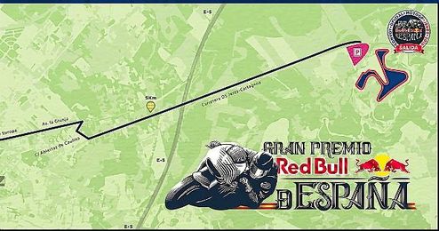 Mapa con el recorrido del convoy Mapa con el recorrido del convoy