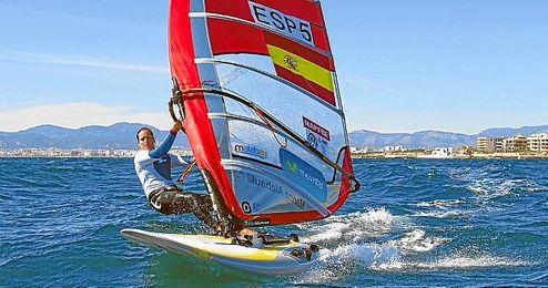 Marina Alabau durante la Copa del Mundo de Hyeres Marina Alabau durante la Copa del Mundo de Hyeres