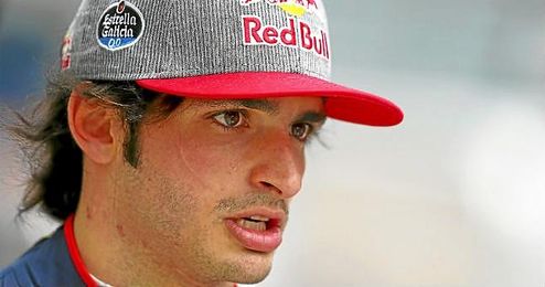 Sainz, contrariado. Sainz, contrariado.