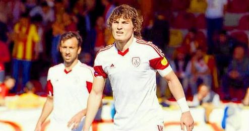 Çaglar Söyüncü, durante un partido con el Altinordu. Çaglar Söyüncü, durante un partido con el Altinordu.