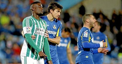 N´Diaye, en el partido de la primera vuelta en Getafe. N´Diaye, en el partido de la primera vuelta en Getafe.