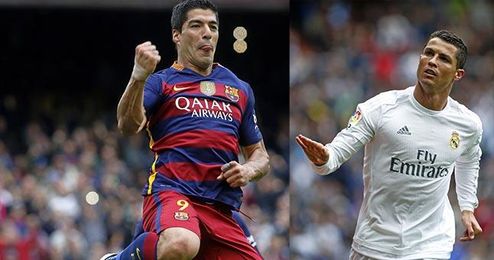 Luis Suárez mantiene su ventaja con Cristiano en el penalti. Luis Suárez mantiene su ventaja con Cristiano en el penalti.