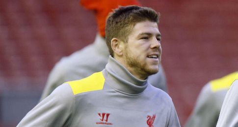 Alberto Moreno, con el Liverpool. Alberto Moreno, con el Liverpool.