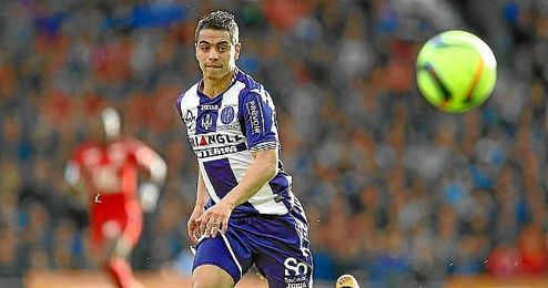 Ben Yedder, durante un partido con el Toulouse. Ben Yedder, durante un partido con el Toulouse.