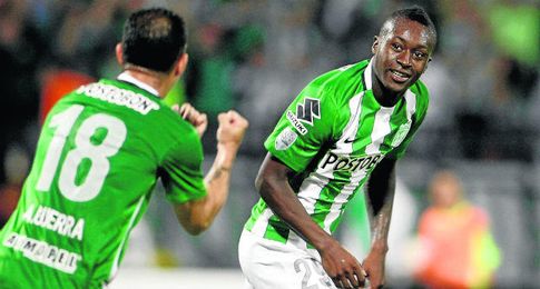 Marlos Moreno, extremo diestro del Atlético Nacional. Marlos Moreno, extremo diestro del Atlético Nacional.