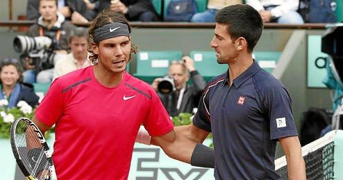 Rafa Nadal y Novak Djokovic se verían las caras en una hipotética semifinal. Rafa Nadal y Novak Djokovic se verían las caras en una hipotética semifinal.